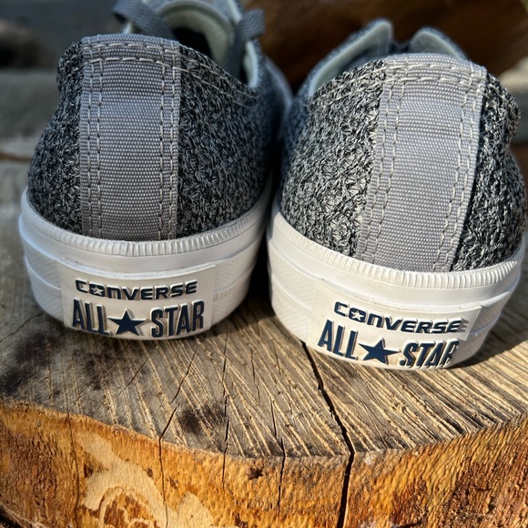 Converse Chuck Taylor II All Star - size W 7.5 M 5.5 - Grey Mesh - Picture 5 of 7